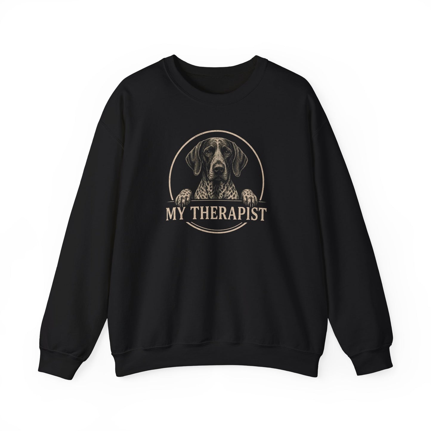 German Shorthaired Pointer Therapist Crewneck Sweatshirt