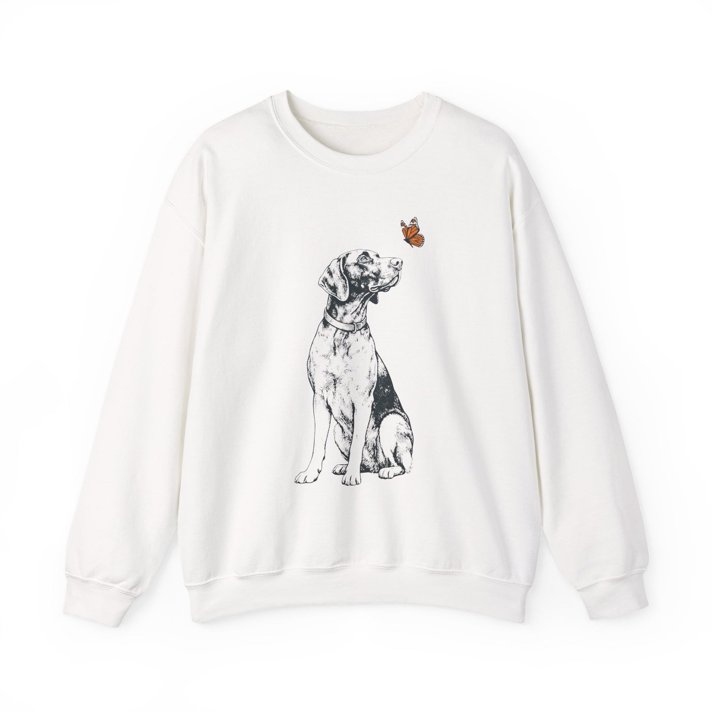 German Shorthaired Pointer Butterlfy Crewneck Sweatshirt