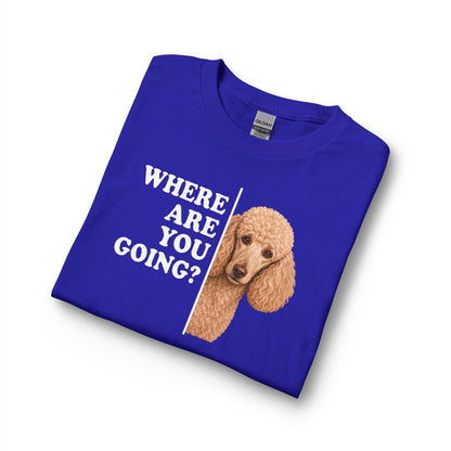 Standard Poodle Where Are You Going Apricot Long Sleeve