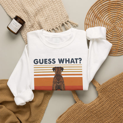Brindle Boxer Butt Crewneck Sweatshirt