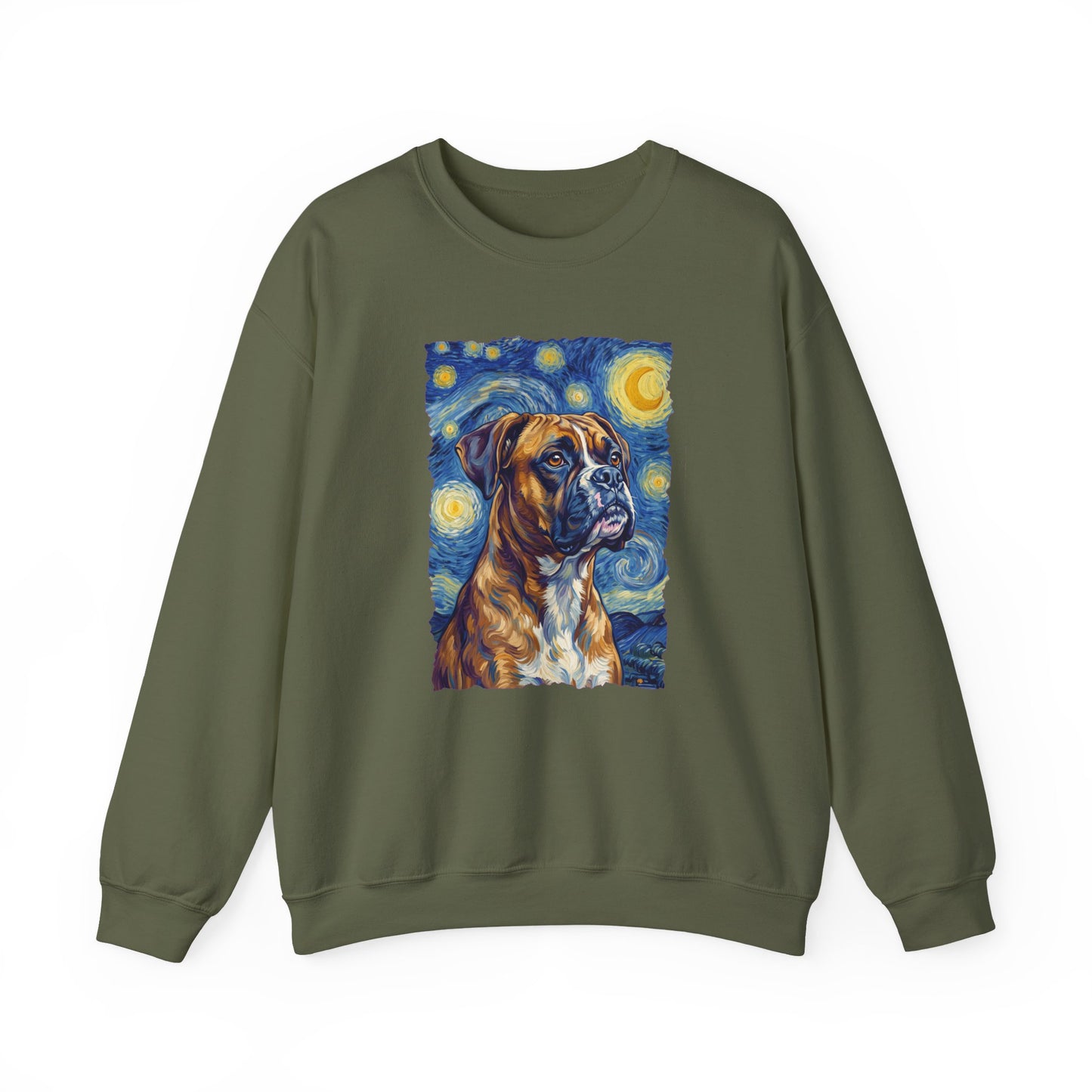 Boxer Van Gogh Crewneck Sweatshirt