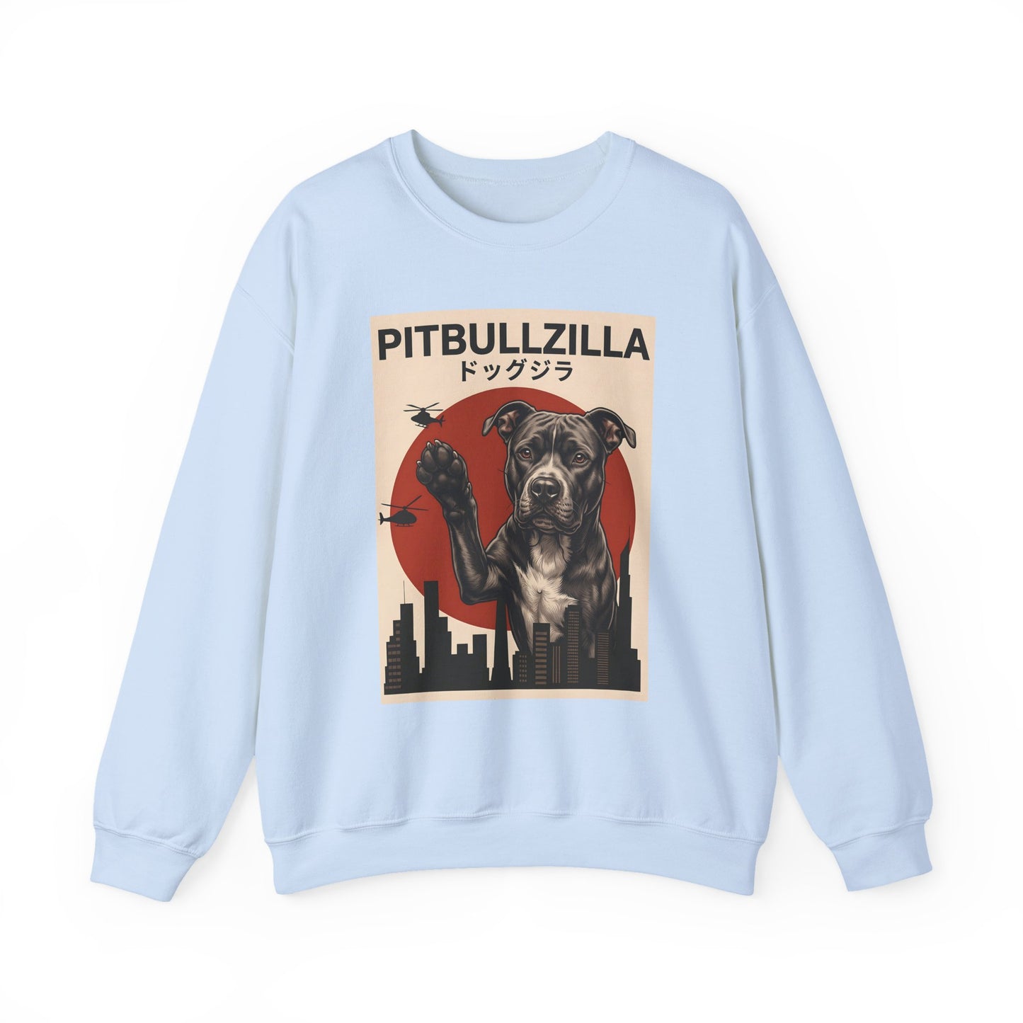Pitbullzilla Crewneck Sweatshirt