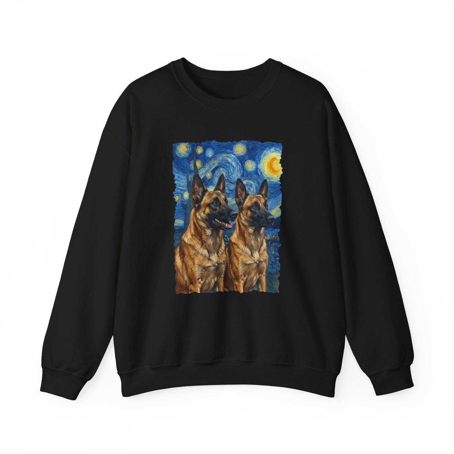 Belgian Malinois Van Gogh Crewneck Sweatshirt