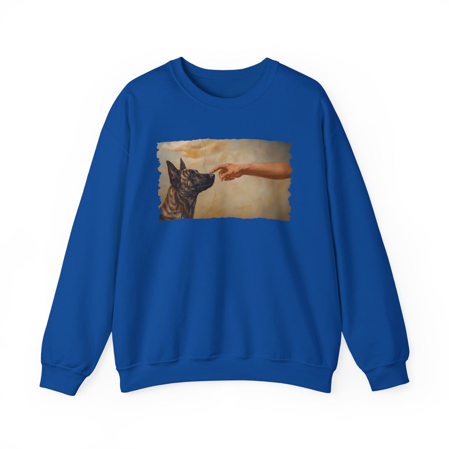 God Creates Dutch Shepherd Crewneck Sweatshirt