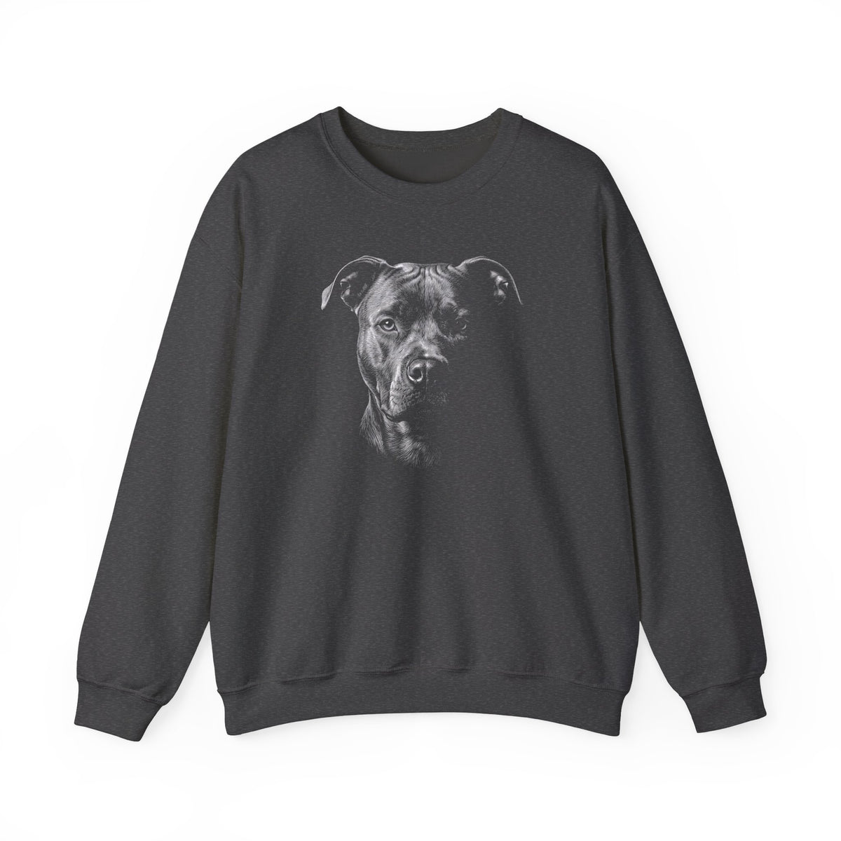 Pitbull Engraved Crewneck Sweatshirt