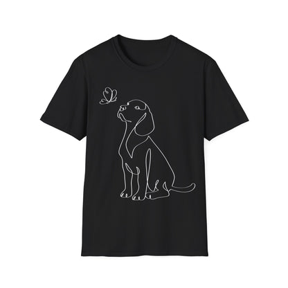 Cute Labrador Line Art Tee