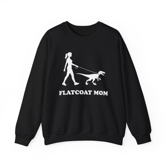 Flat-Coated Retriever Mom Crewneck Sweatshirt