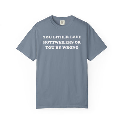 Love Rottweilers Premium Tee