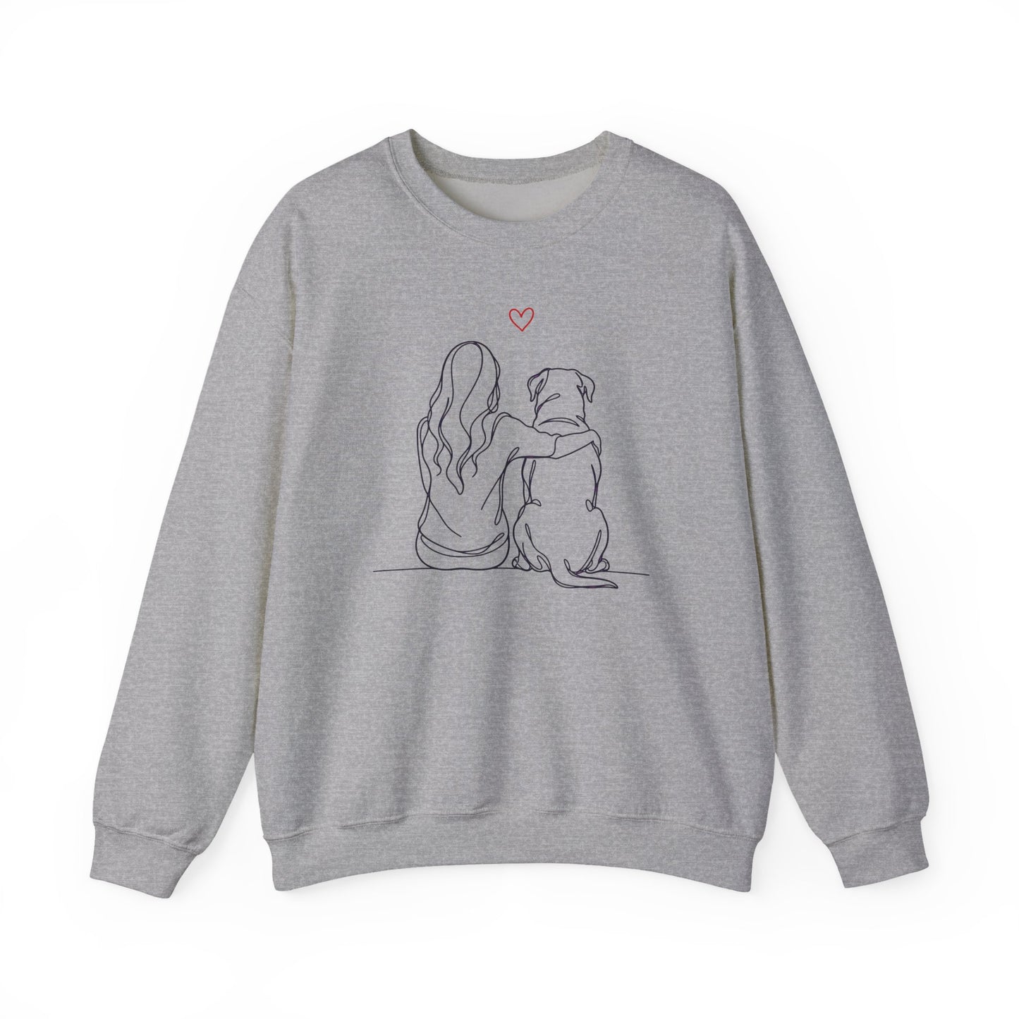 Rottweiler Hug Crewneck Sweatshirt
