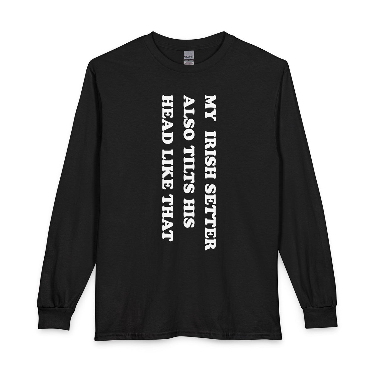 Irish Setter Tilts His Head Long Sleeve
