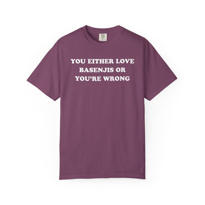 Love Basenji Premium Tee