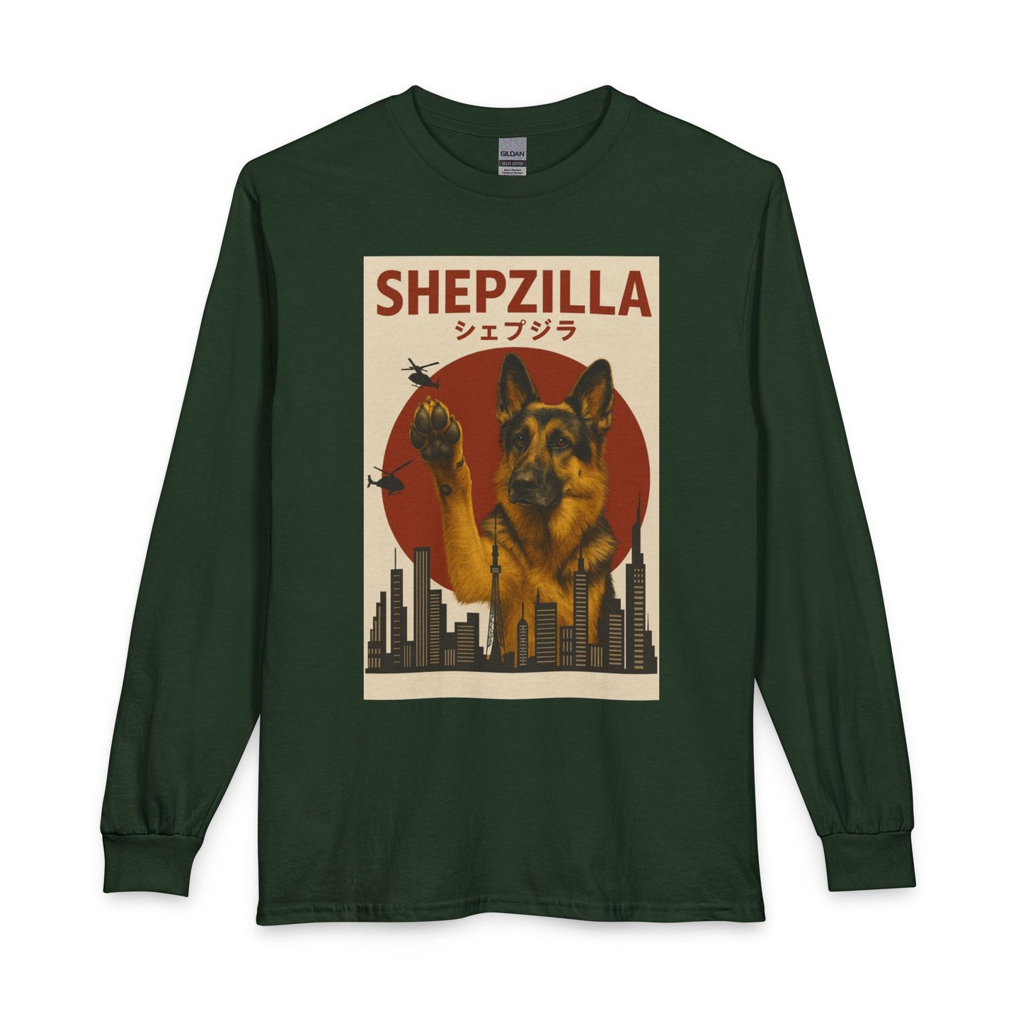 German Shepherd Shepzilla Long Sleeve