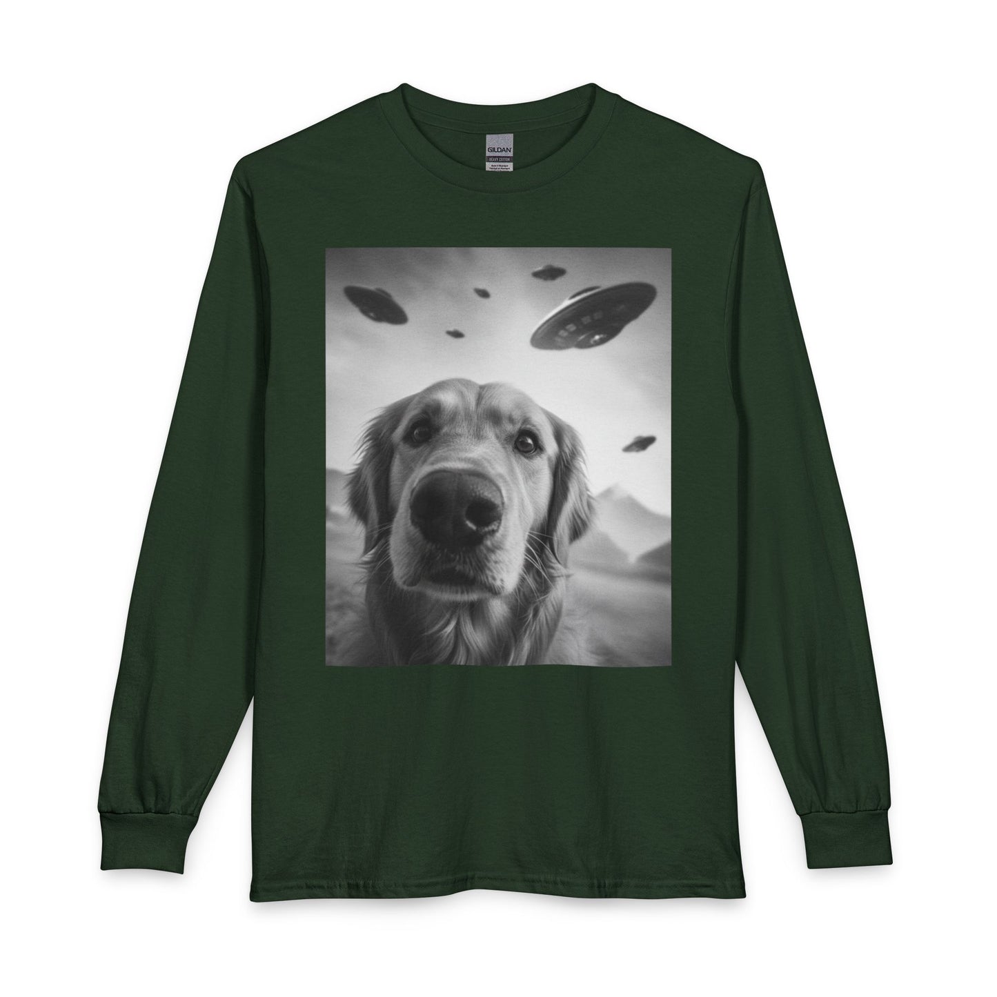 Golden Retriever UFO Long Sleeve