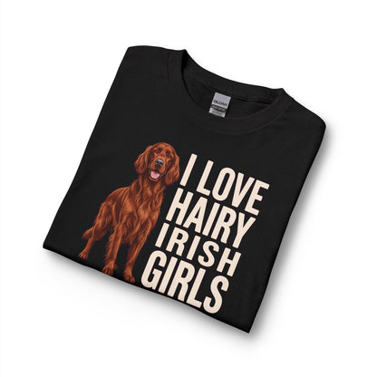 Irish Setter Hairy Girls Long Sleeve