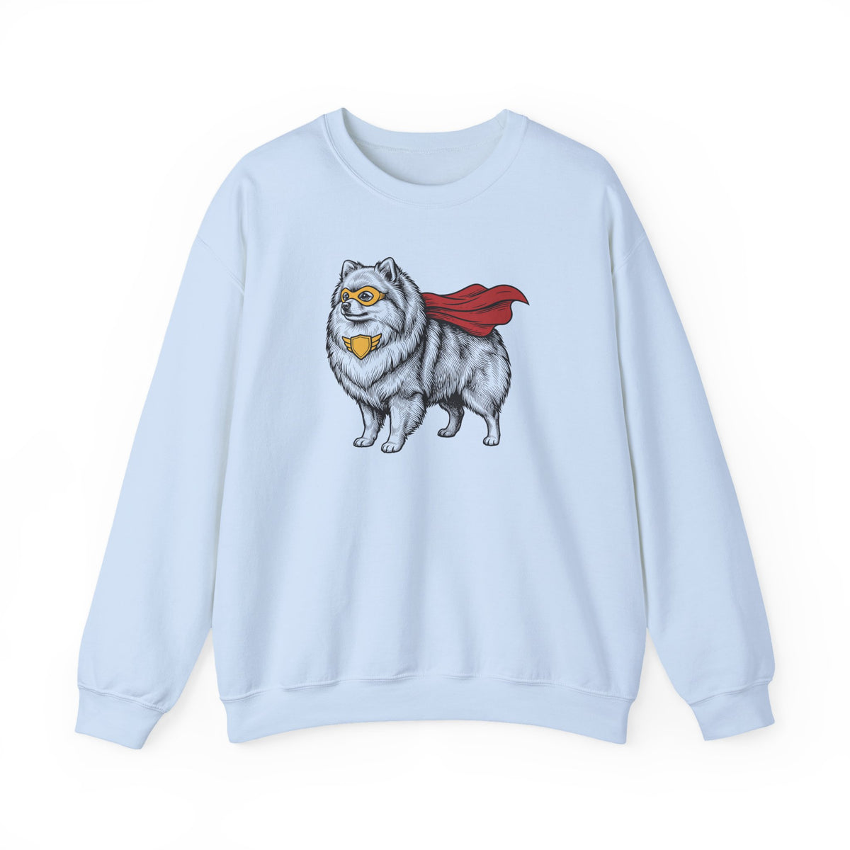 Pomeranian Superhero Crewneck Sweatshirt