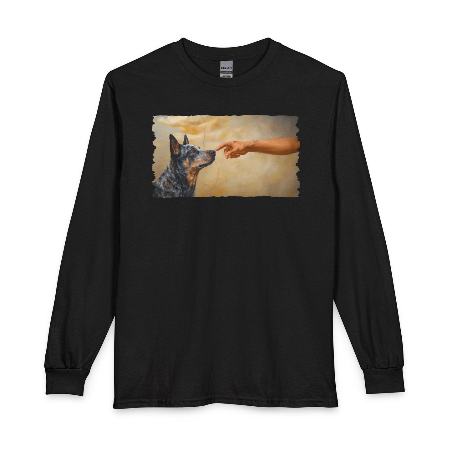 God Creates Blue Heeler Long Sleeve