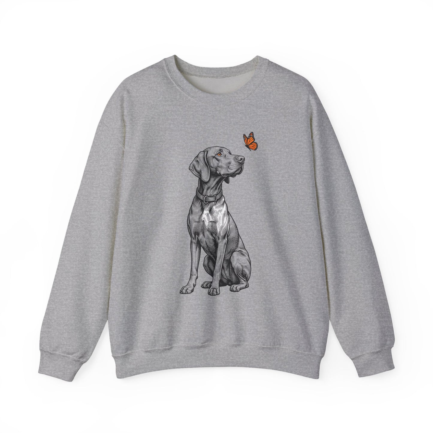 Vizsla Butterfly Crewneck Sweatshirt