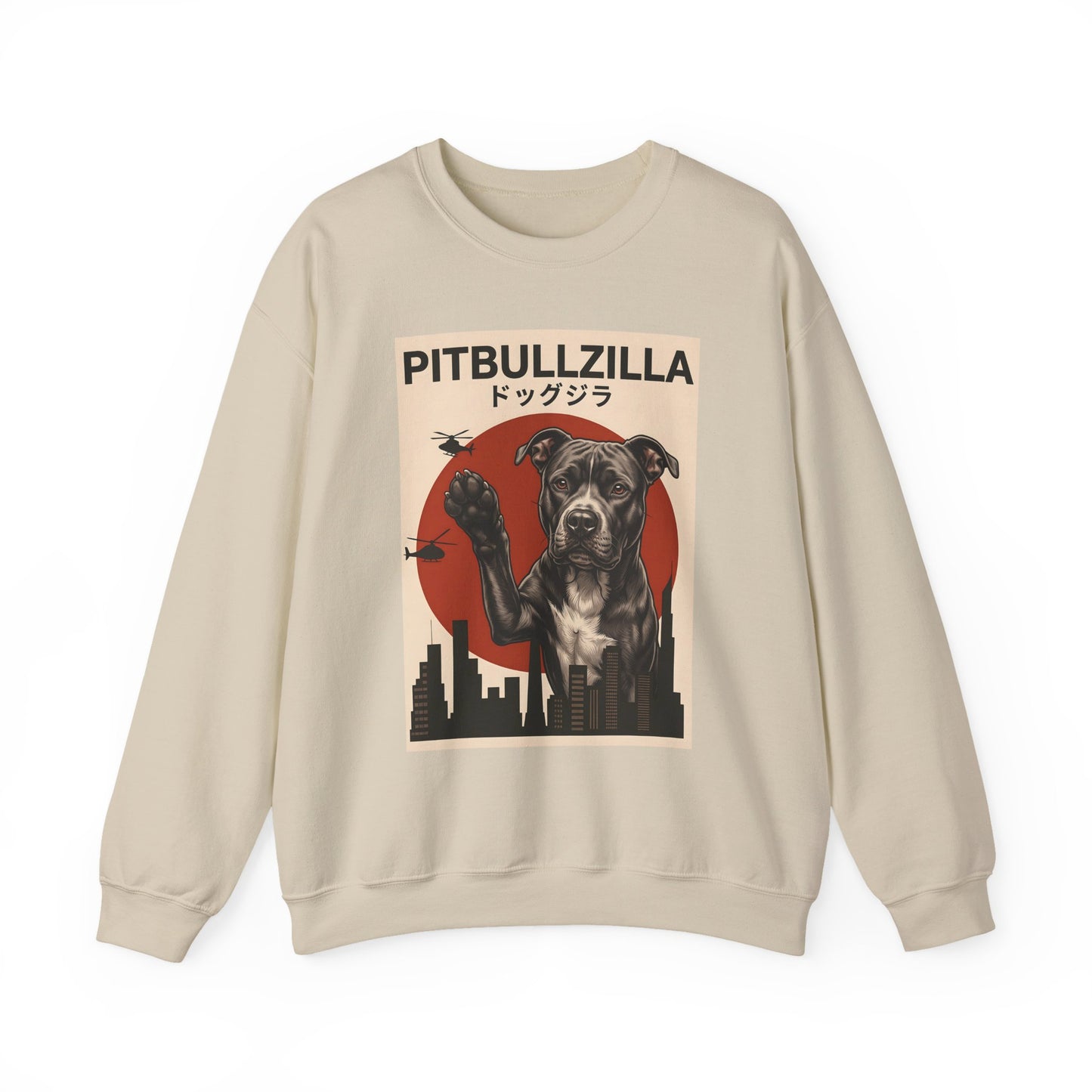 Pitbullzilla Crewneck Sweatshirt