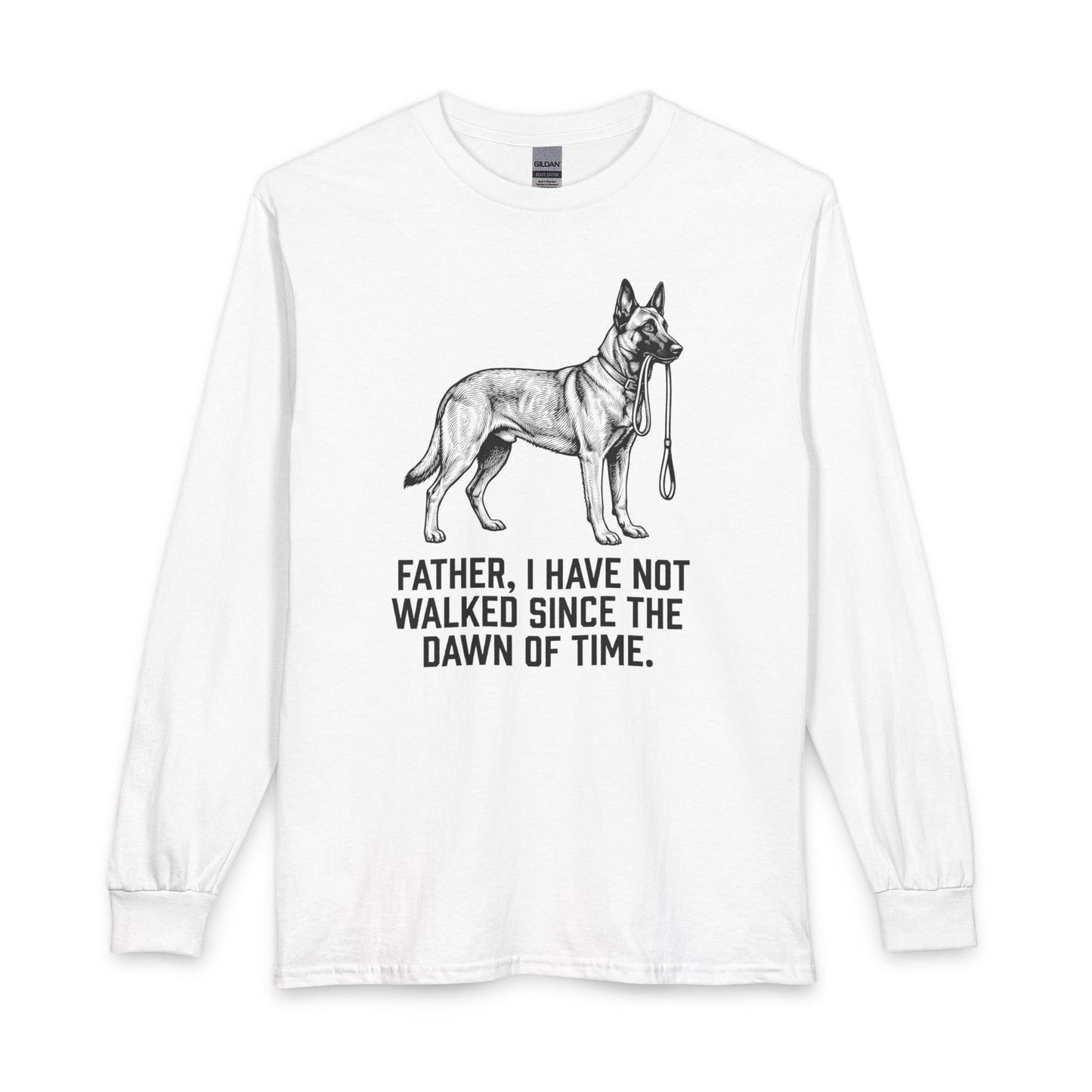 Belgian Malinois Father Walking Long Sleeve