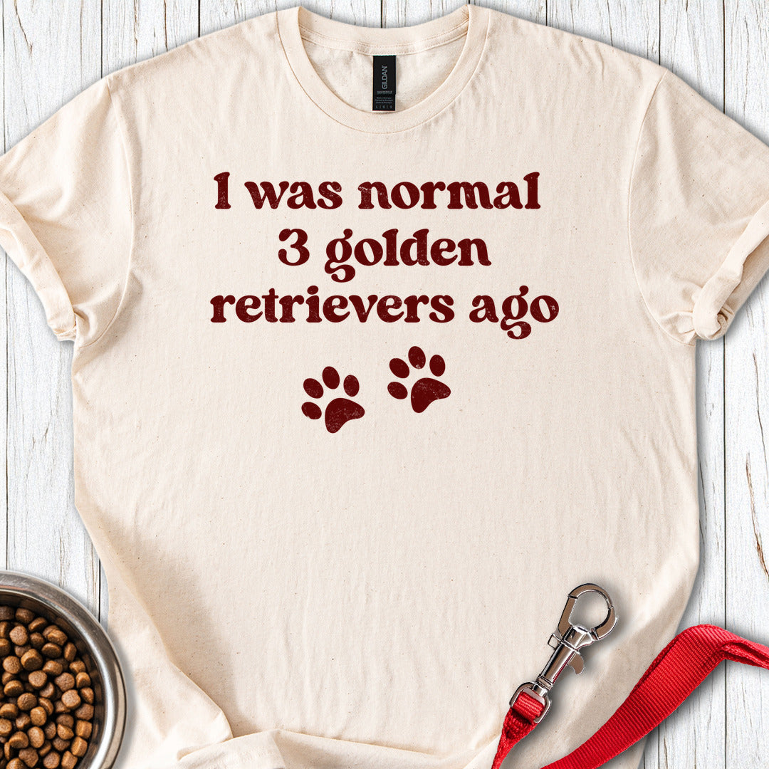 3 Golden Retrievers Natural
