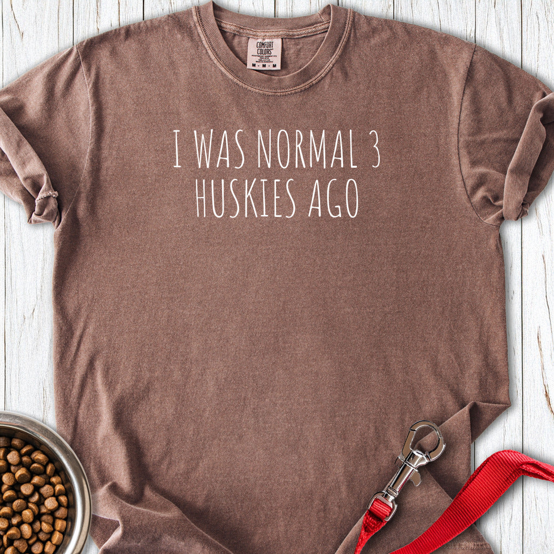 3 Huskies Premium Tee Espresso