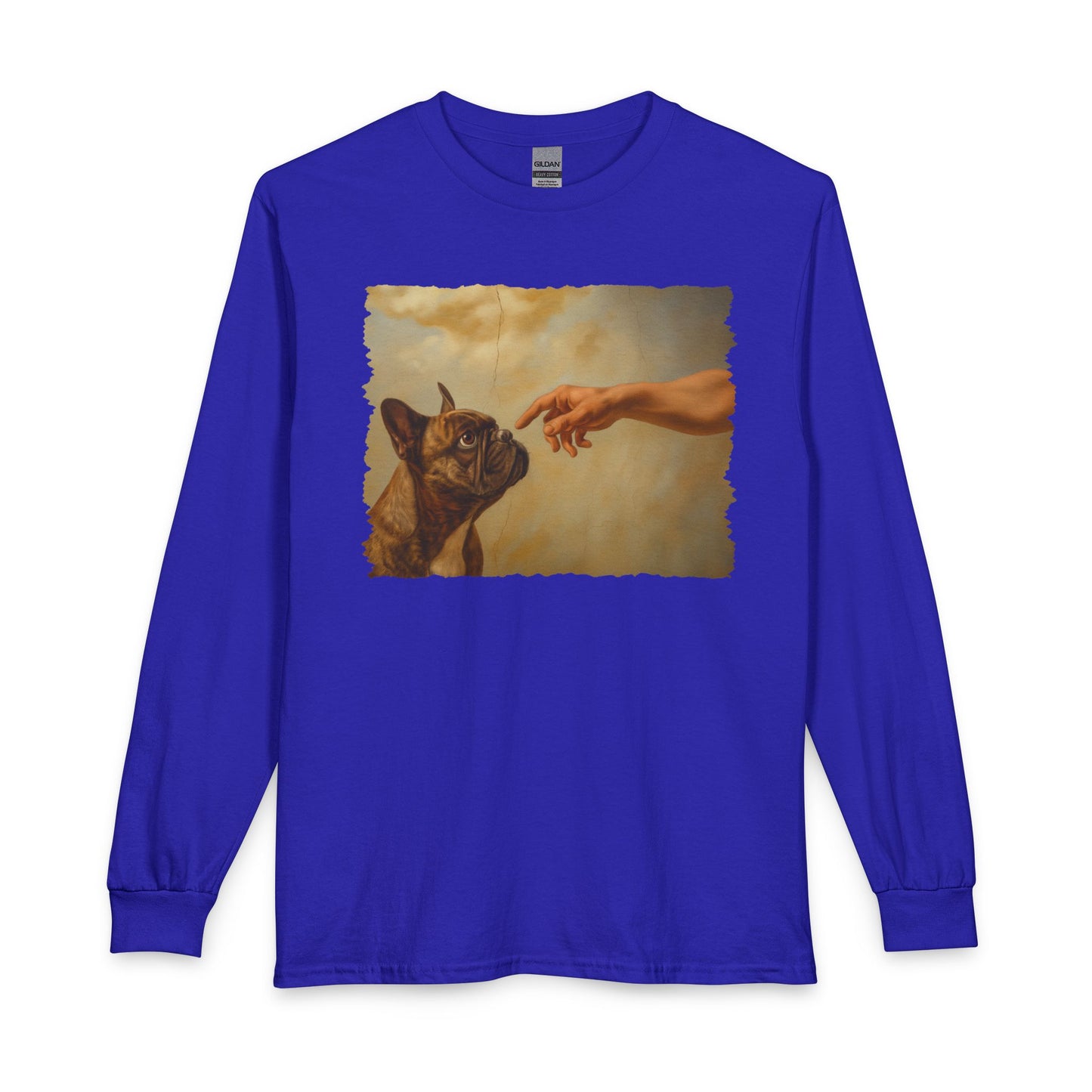 God Creates French Bulldog Long Sleeve Royal