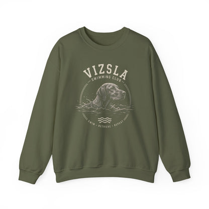 Vizsla Swimming Club Crewneck Sweatshirt