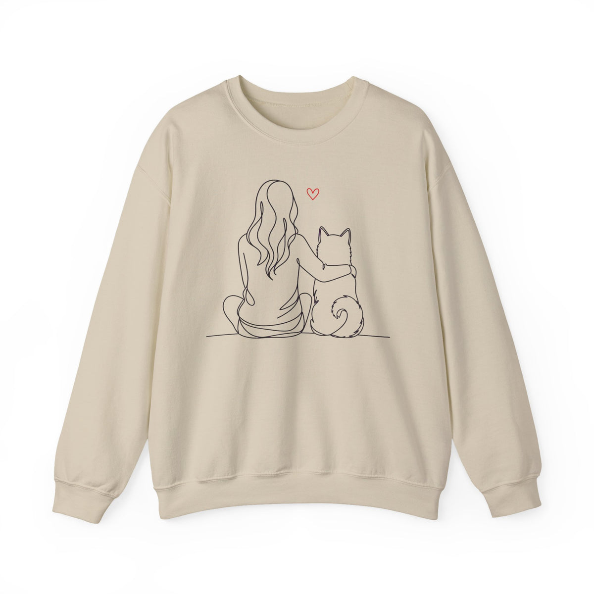 Shiba Inu Lineart Crewneck Sweatshirt