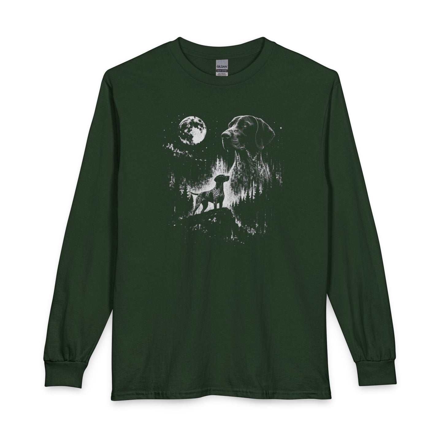 German Shorthaired Pointer Moon Long Sleeve