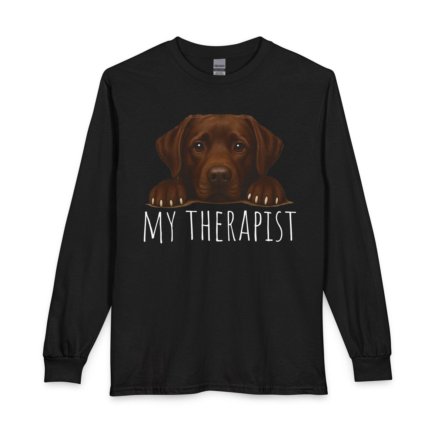 My Therapist Chocolate Lab Long Sleeve