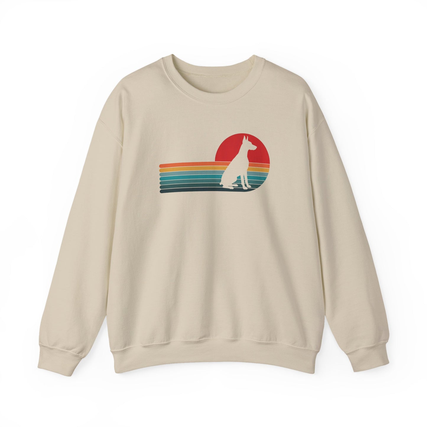 Doberman Retro Crewneck Sweatshirt