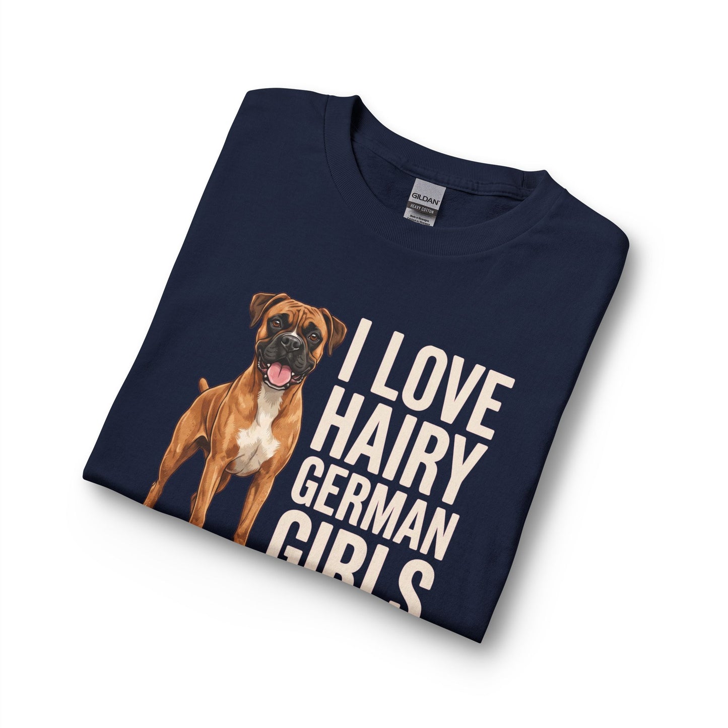 Fawn Boxer Hairy German Girl Long Sleeve