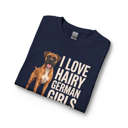 Fawn Boxer Hairy German Girl Long Sleeve