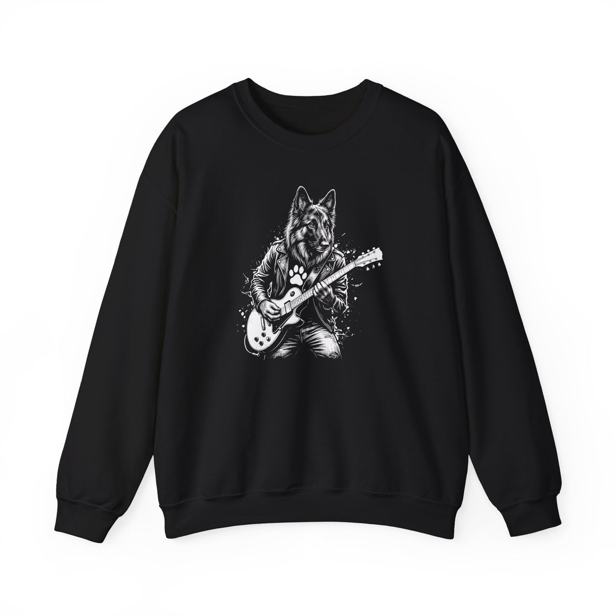 Belgian Tervuren Guitar Crewneck Sweatshirt