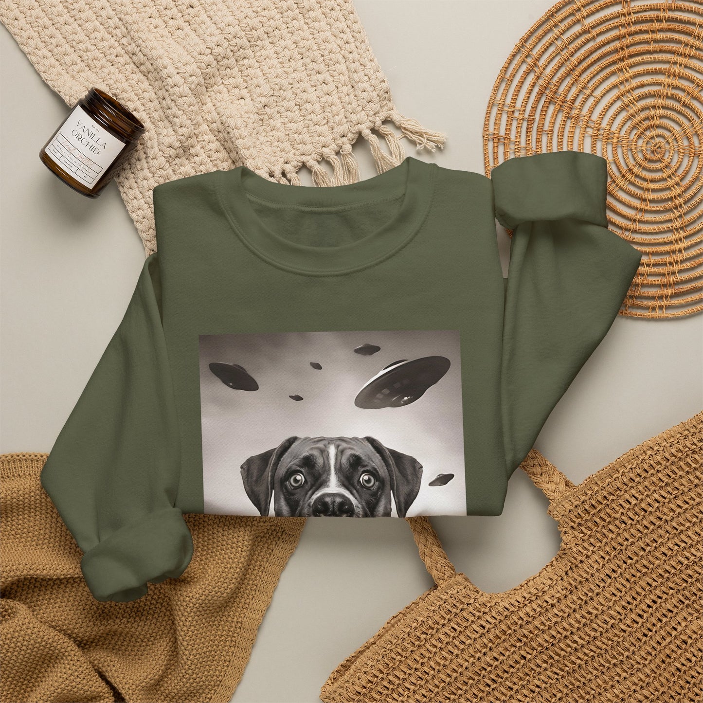 Boxer UFO Crewneck Sweatshirt