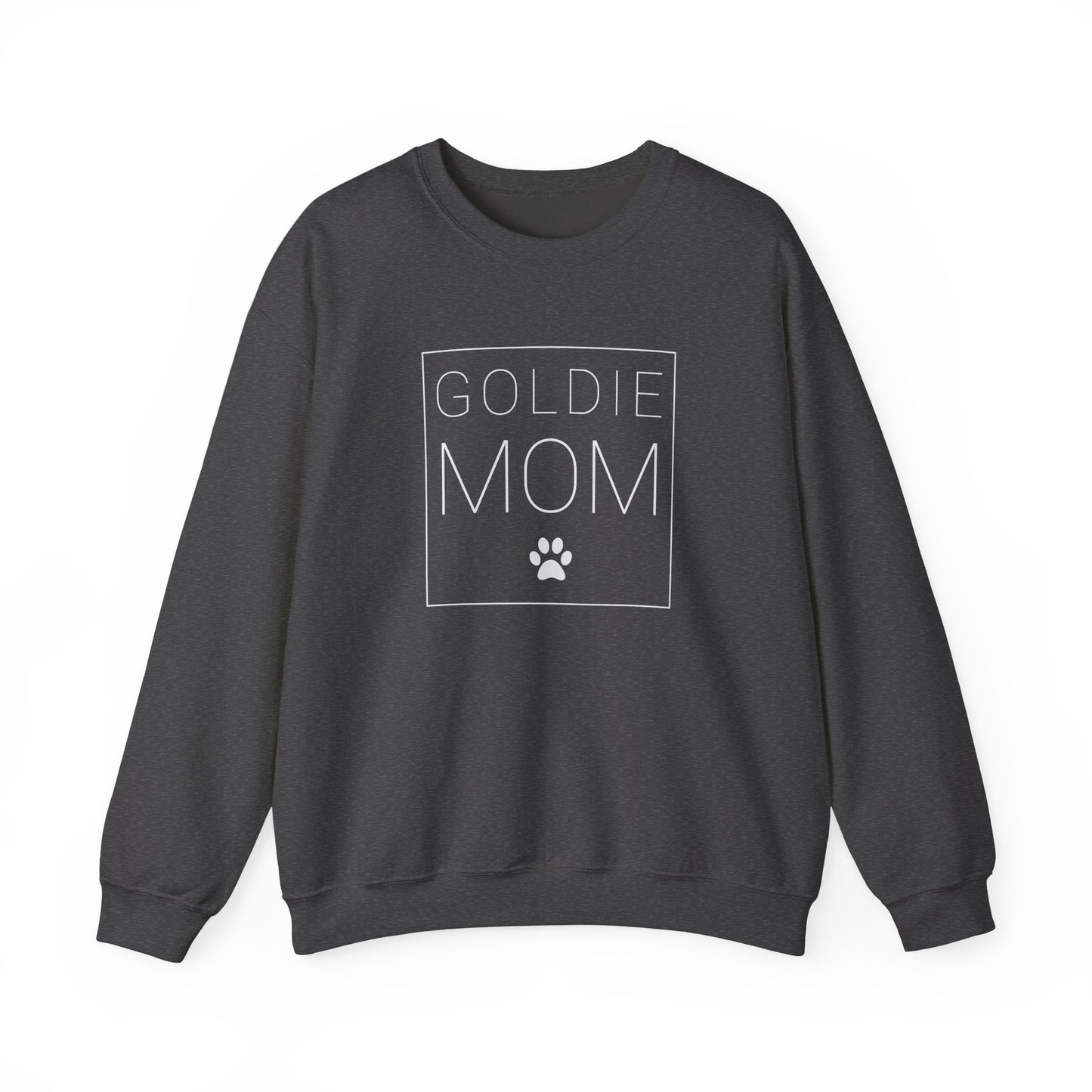 Golden Retriever Mom Crewneck Sweatshirt Dark Heather