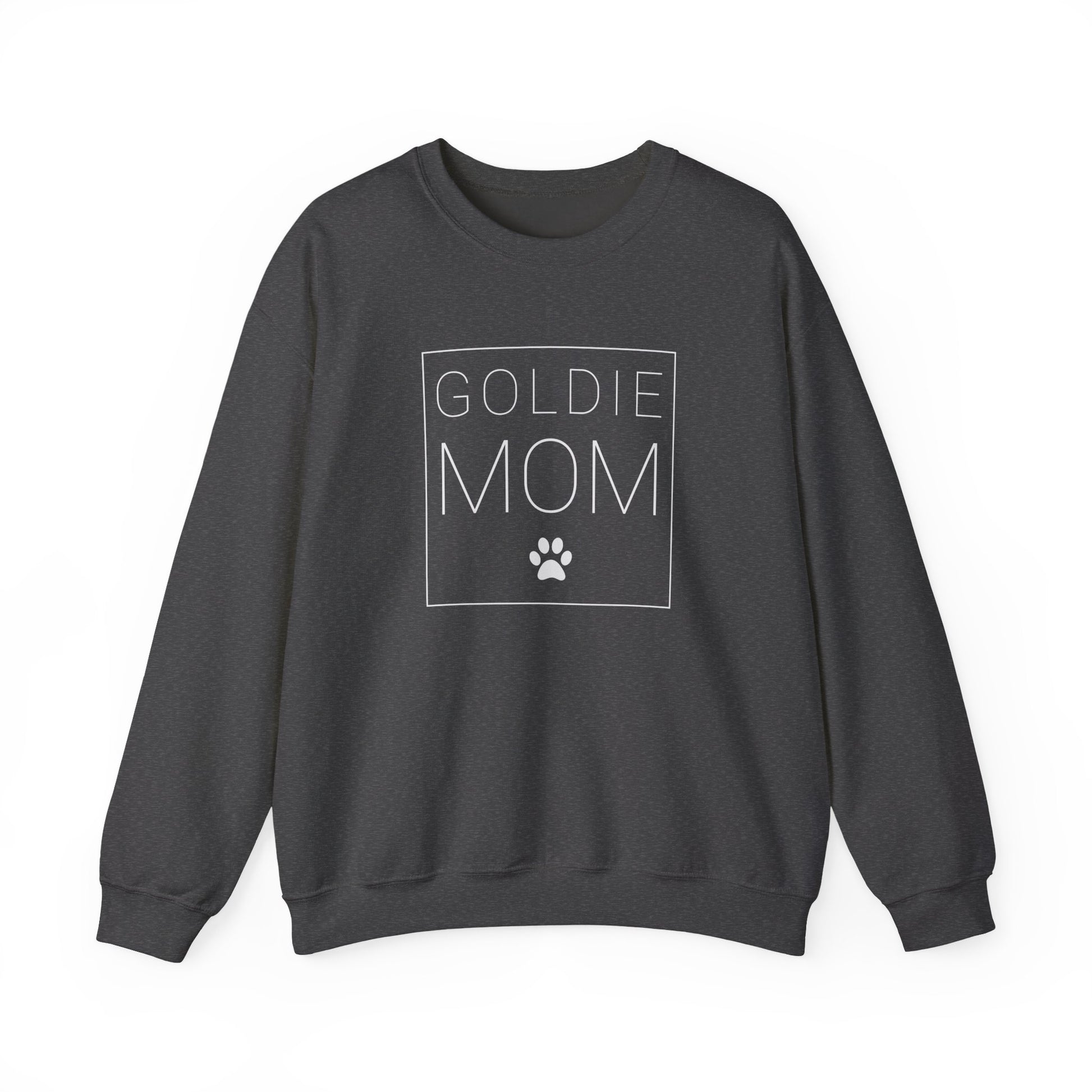 Golden Retriever Mom Crewneck Sweatshirt Dark Heather
