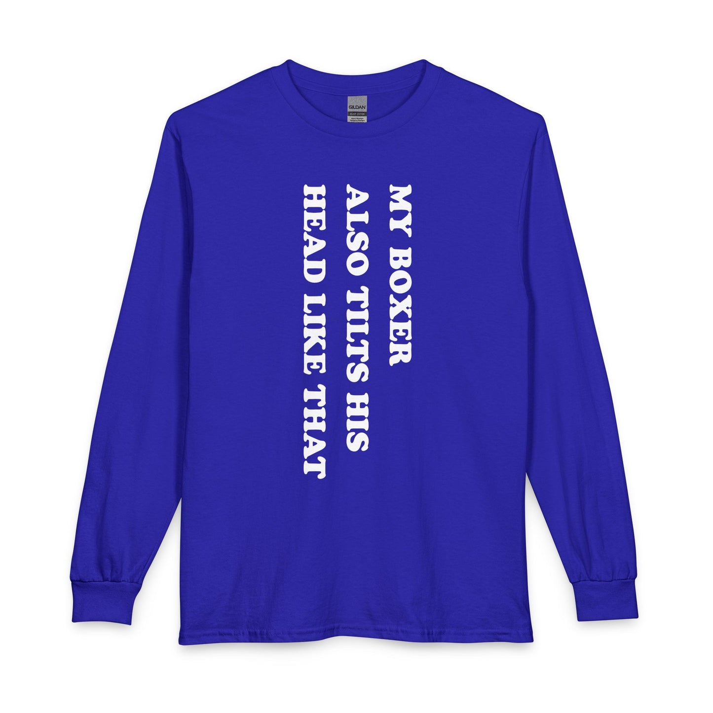 Boxer Tilt His Head Long Sleeve
