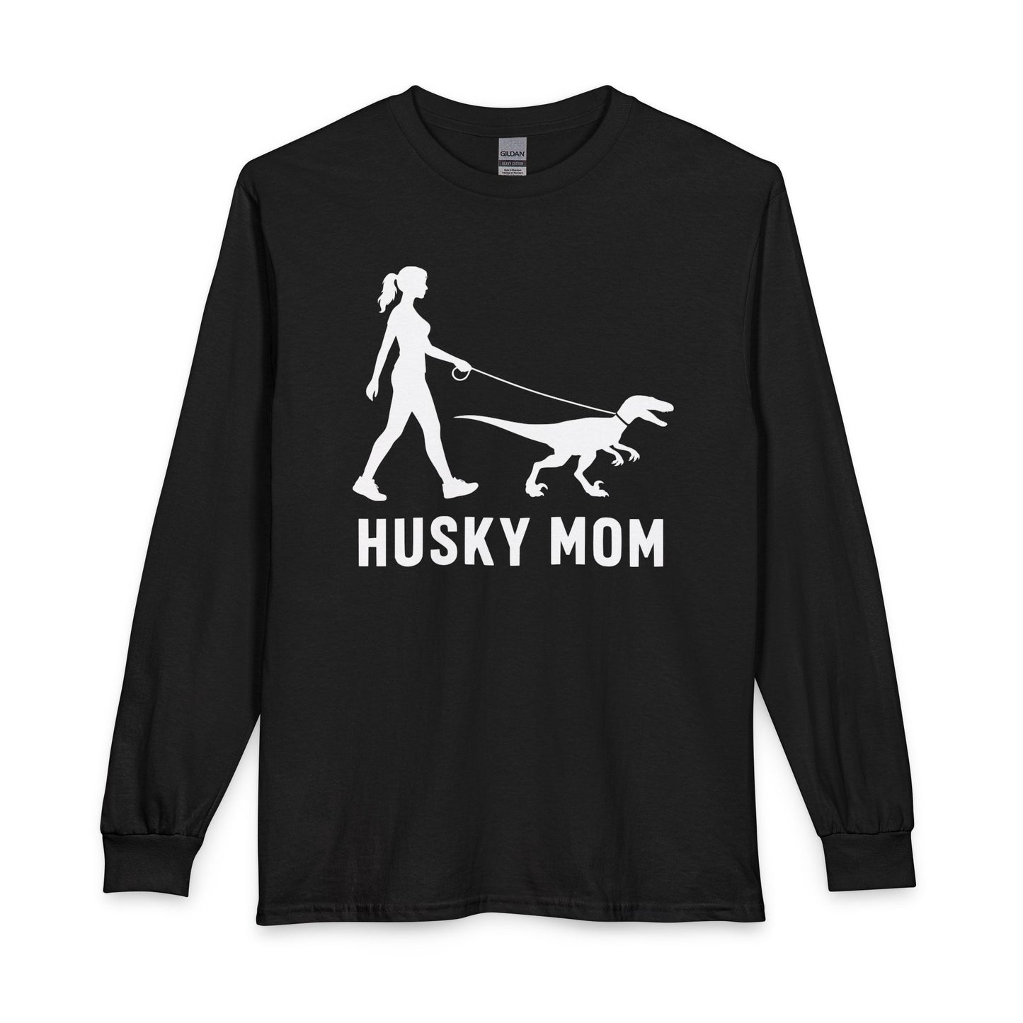 Husky Mom Velociraptor Long Sleeve