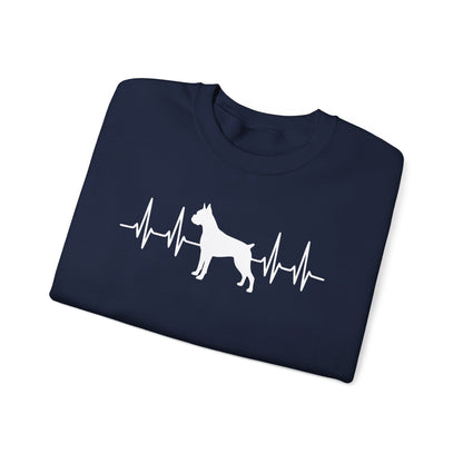 Boxer Heartbeat Crewneck Sweatshirt