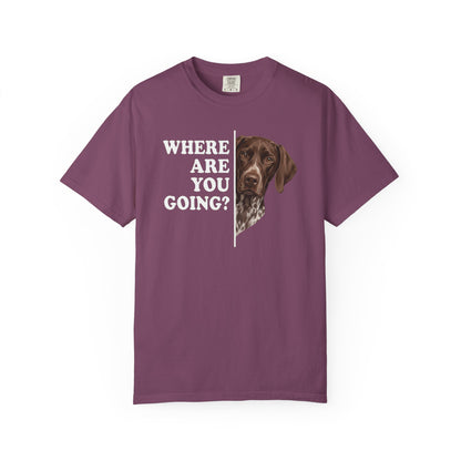 German Shorthaired Pointer Followning Premium Tee