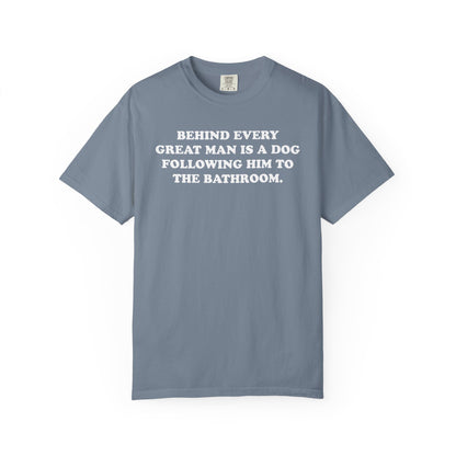 Great Man Dog Bathroom Premium Tee