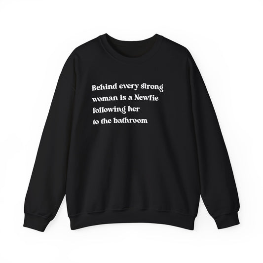 Newfoundlander Strong Woman Crewneck Sweatshirt
