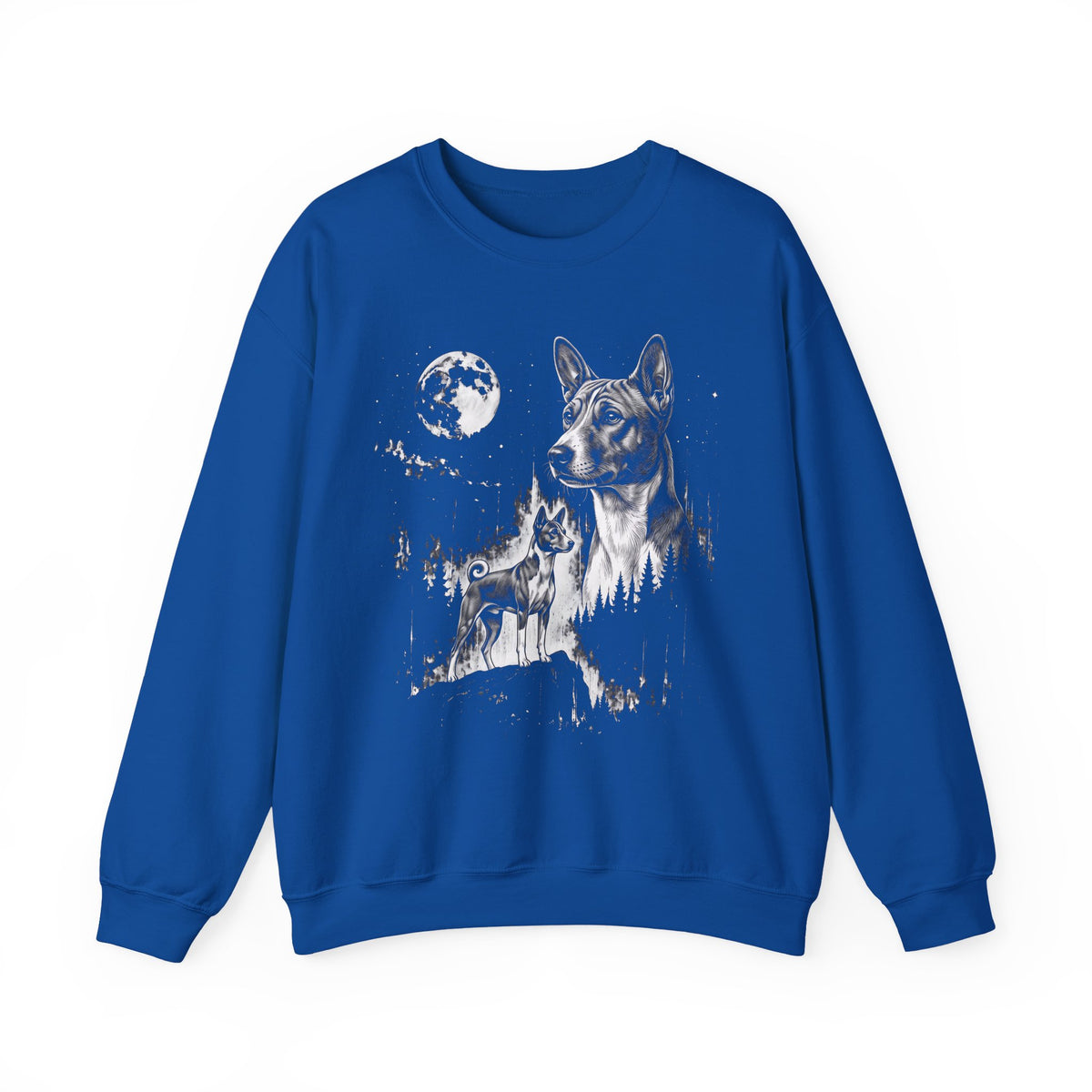Basenji Moonlight Crewneck Sweatshirt