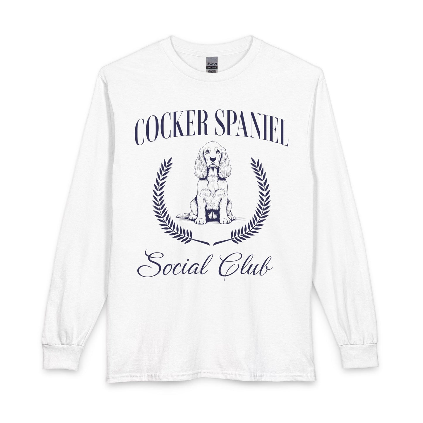 Cocker Spaniel Social Club Long Sleeve