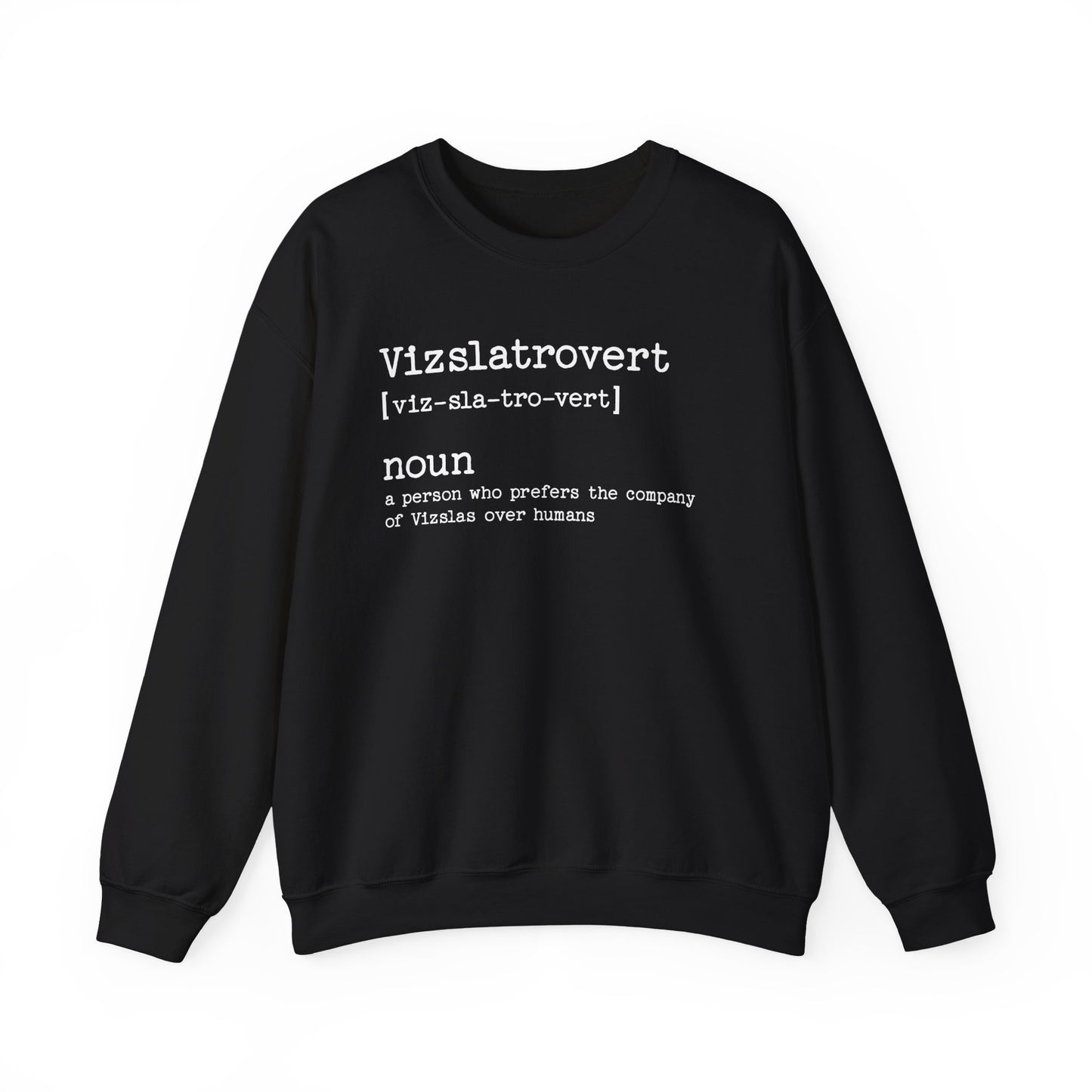 Vizslatrovert Vizsla Crewneck Sweatshirt