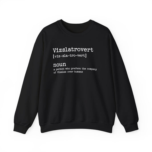 Vizslatrovert Vizsla Crewneck Sweatshirt