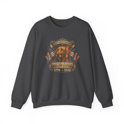 Vizsla 250 Years Anniversary Crewneck Sweatshirt