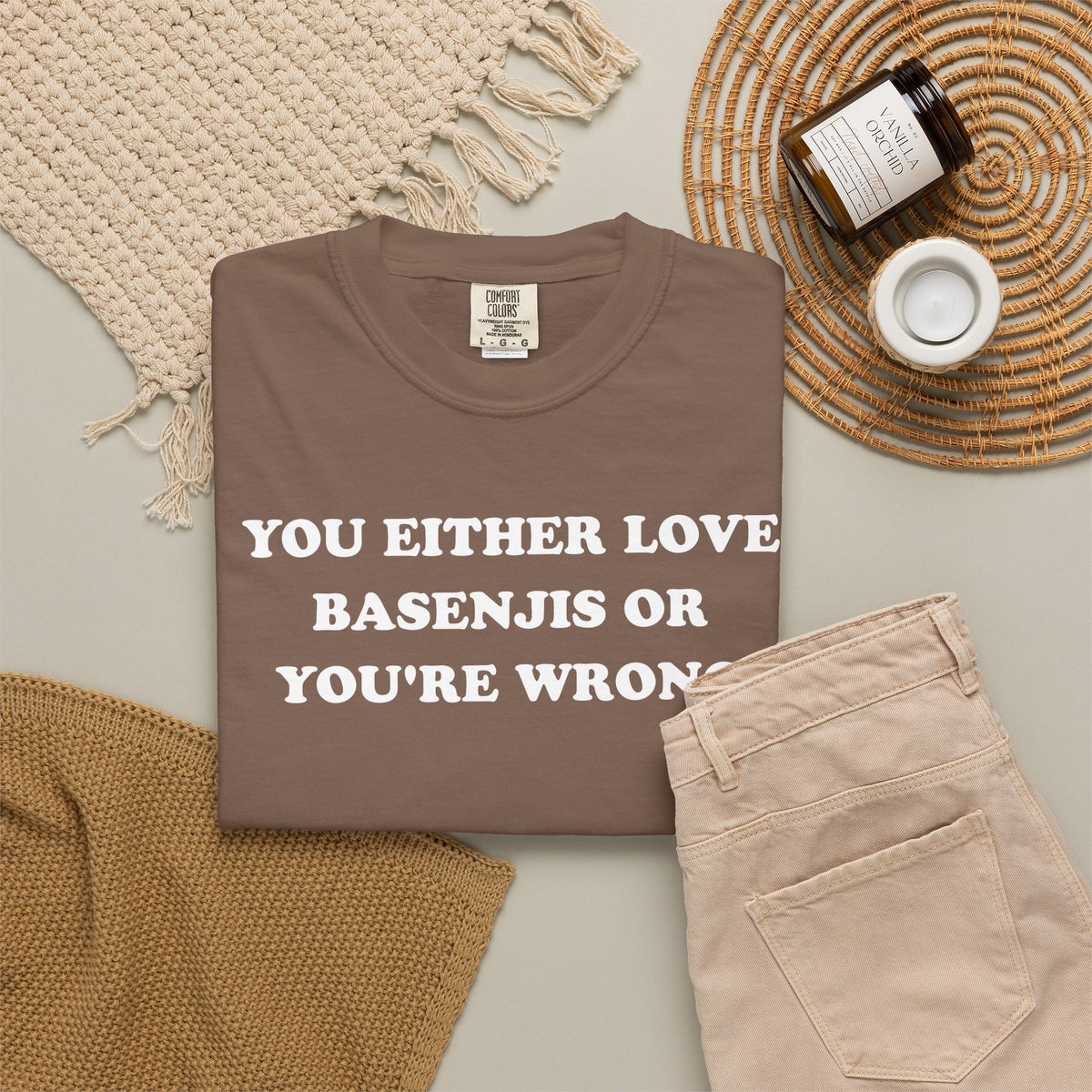 Love Basenji Premium Tee