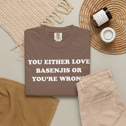 Love Basenji Premium Tee